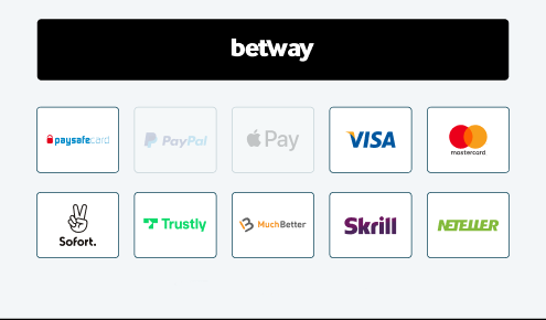 Betway Zahlungsmethoden