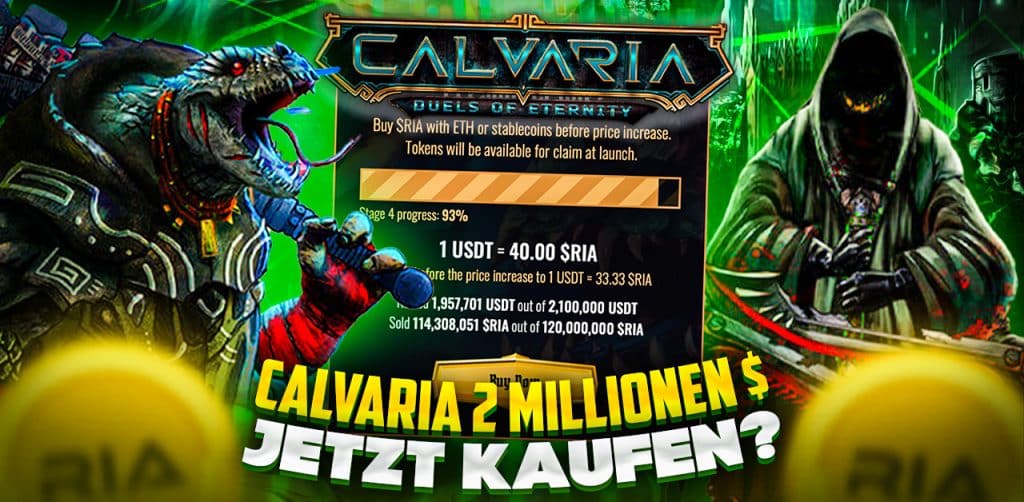 Calvaria 2 Millionen $ - jetzt kaufen