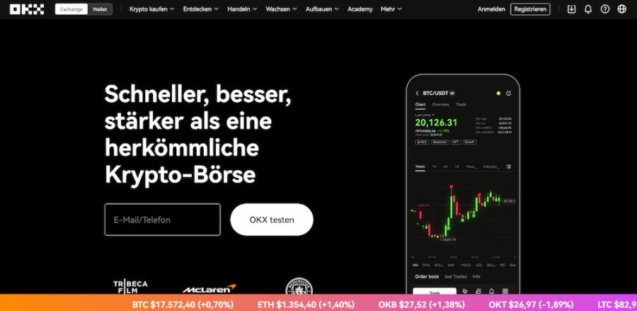 OKX Bitcoin kaufen