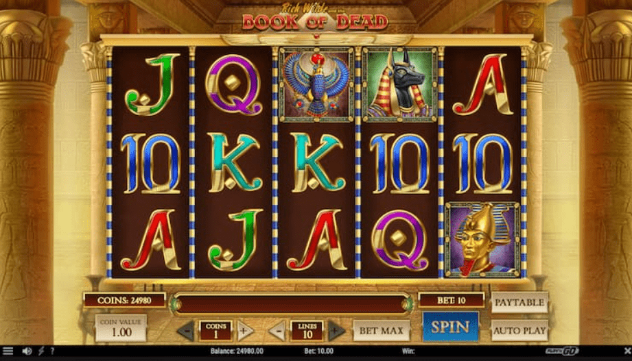 Book of Dead Slot Features und Bonusrunden