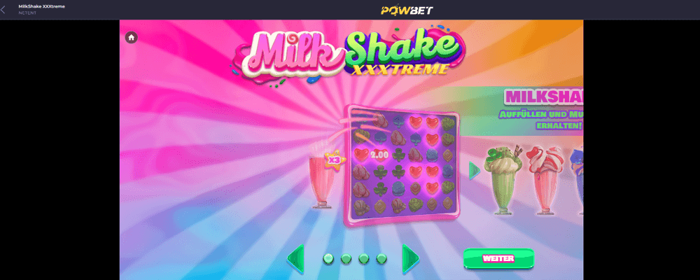 Neue Netent Spielautomaten- Milkshake XXXtreme