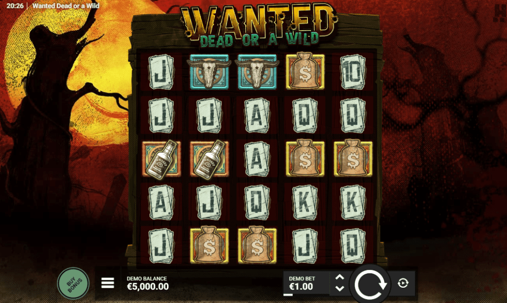 Wanted Dead or a Wild Slot im Test