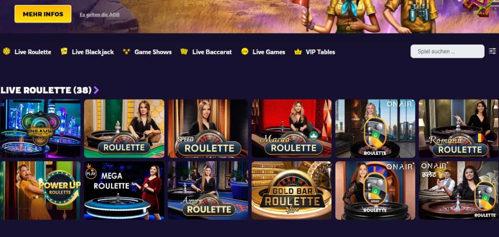 Live Casino Spiele