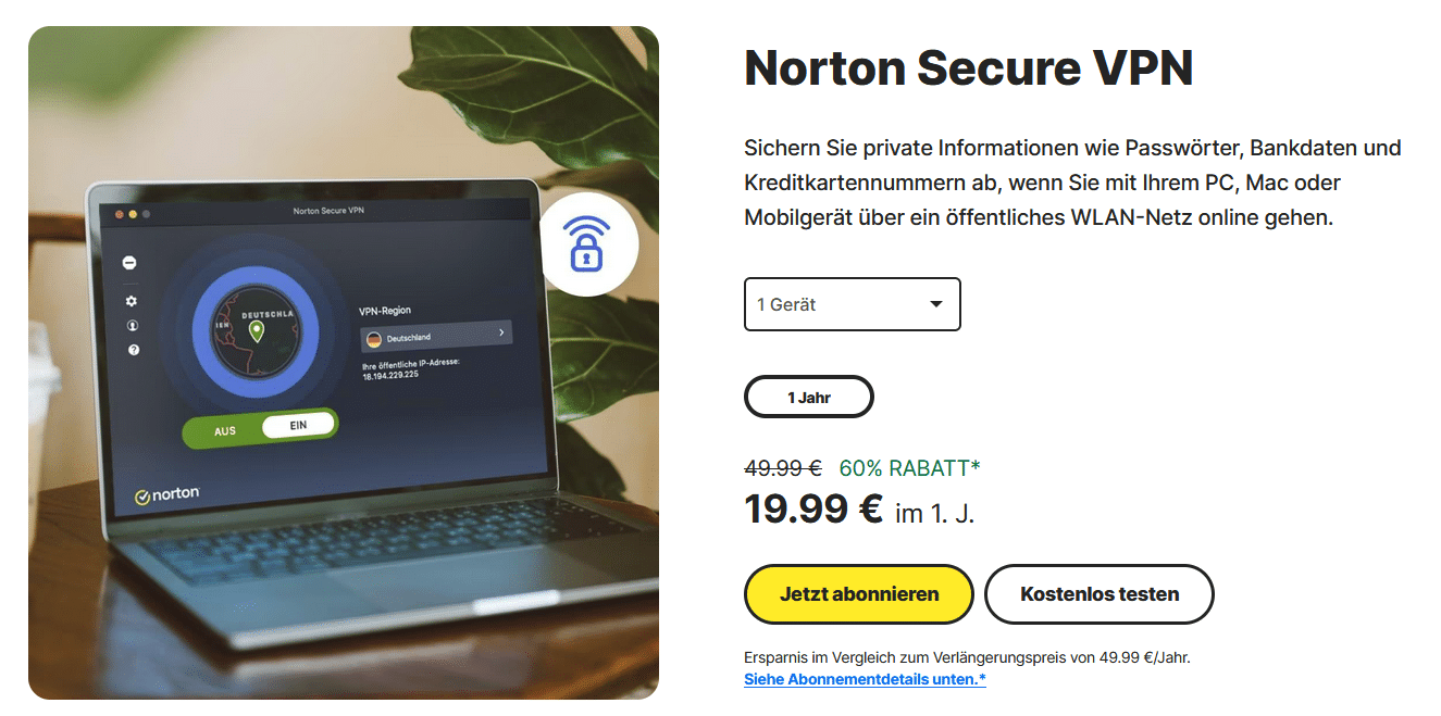 Norton Secure Angebot