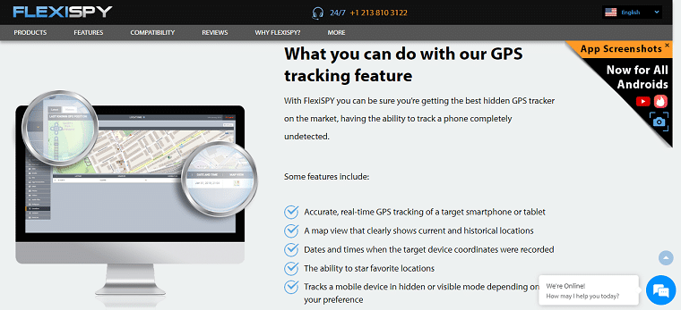 FlexiSPY™ Features _ Hidden GPS Tracker