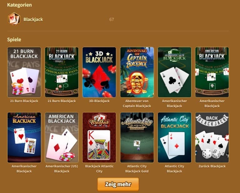 MyEmpire Casino Blackjack