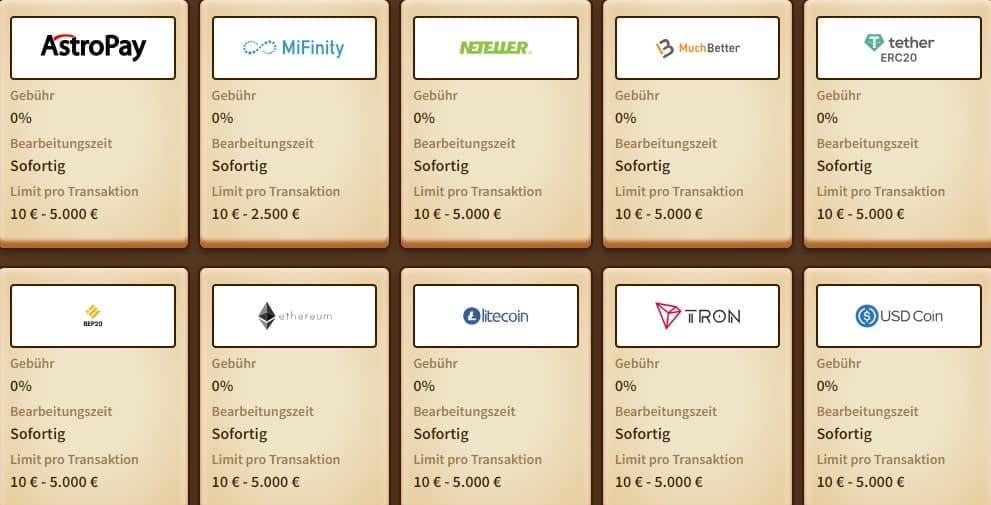 MyEmpire Einzahlung & Auszahlung