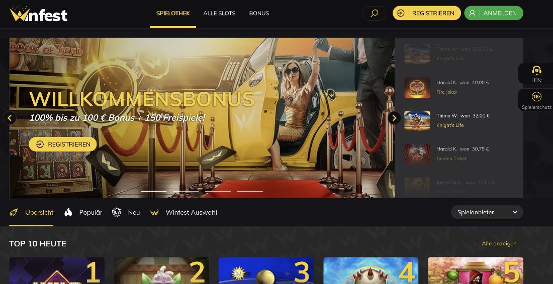 Winfest Online Casino