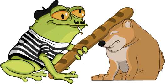 Frog Wif Hat baguette Hit