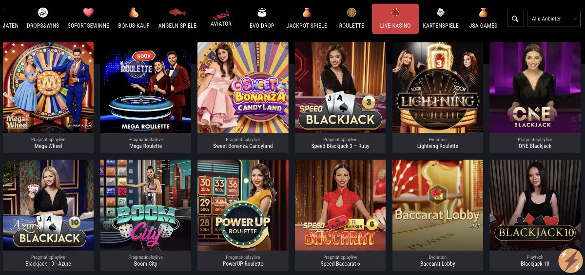 Cobra Casino Live Casino