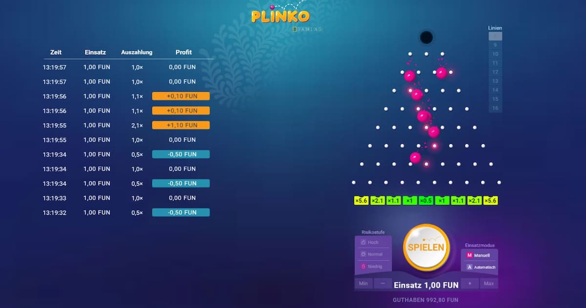 Was ist Plinko?