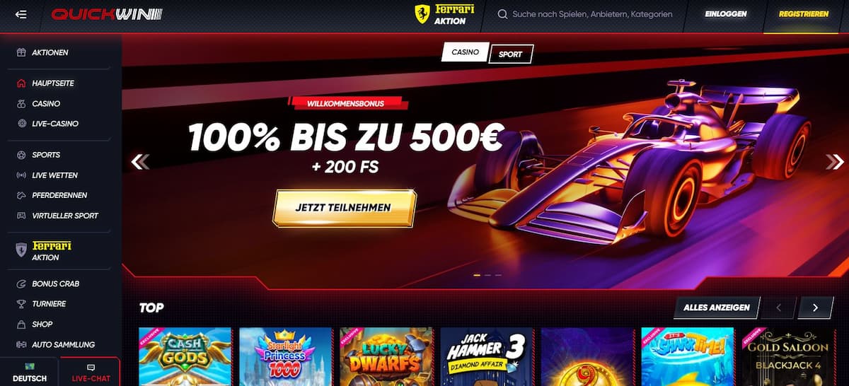 Über das Quickwin Casino