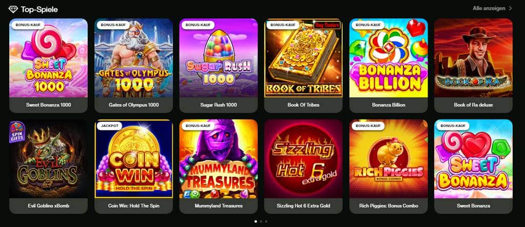 Cashwin Casino Spiele