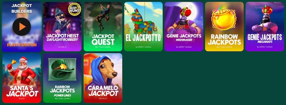 Krypto Casinos - Jackpot Spiele