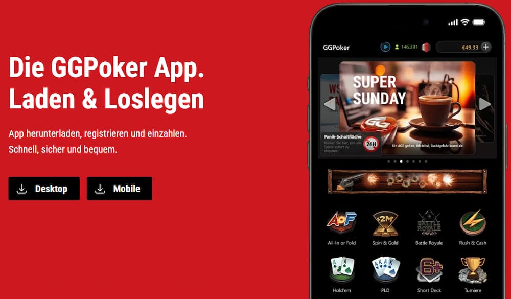 Online Poker Apps zum Unterwegs spielen