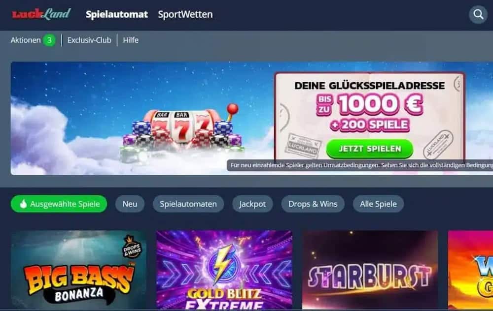 LuckLand - Online Casino