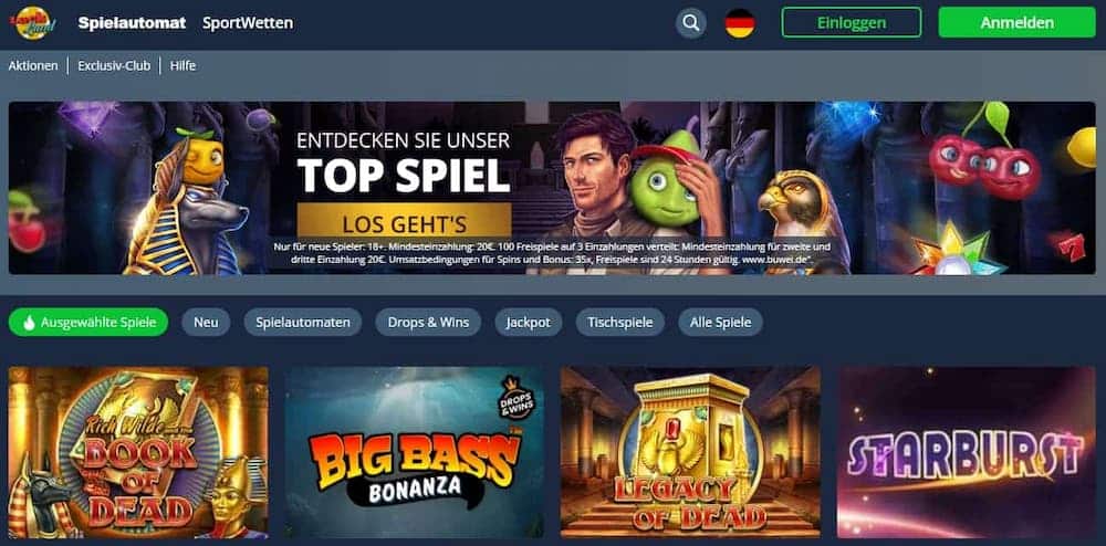 Luckland - Casino ohne 5 Sekunden Regel