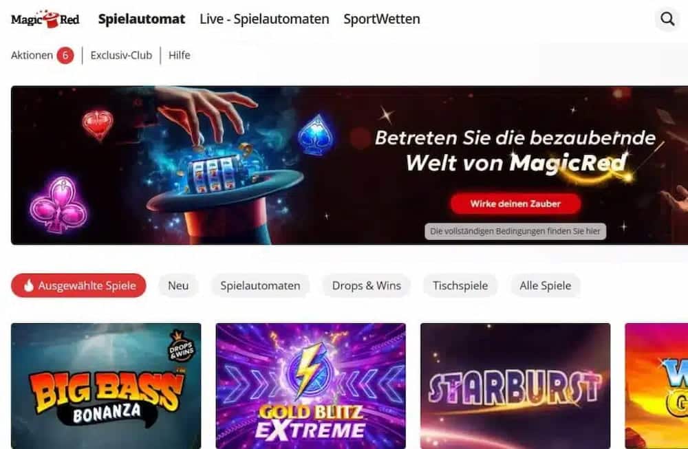 MagicRed - Online Casino