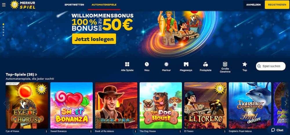 Merkur Spiele - Casino ohne 5 Sekunden Regel