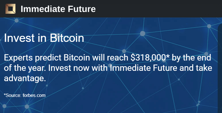 Immediate Future bitcoin robot