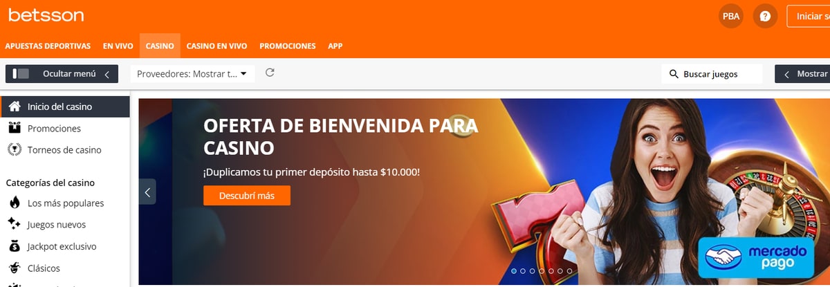 juegos de casino Betsson