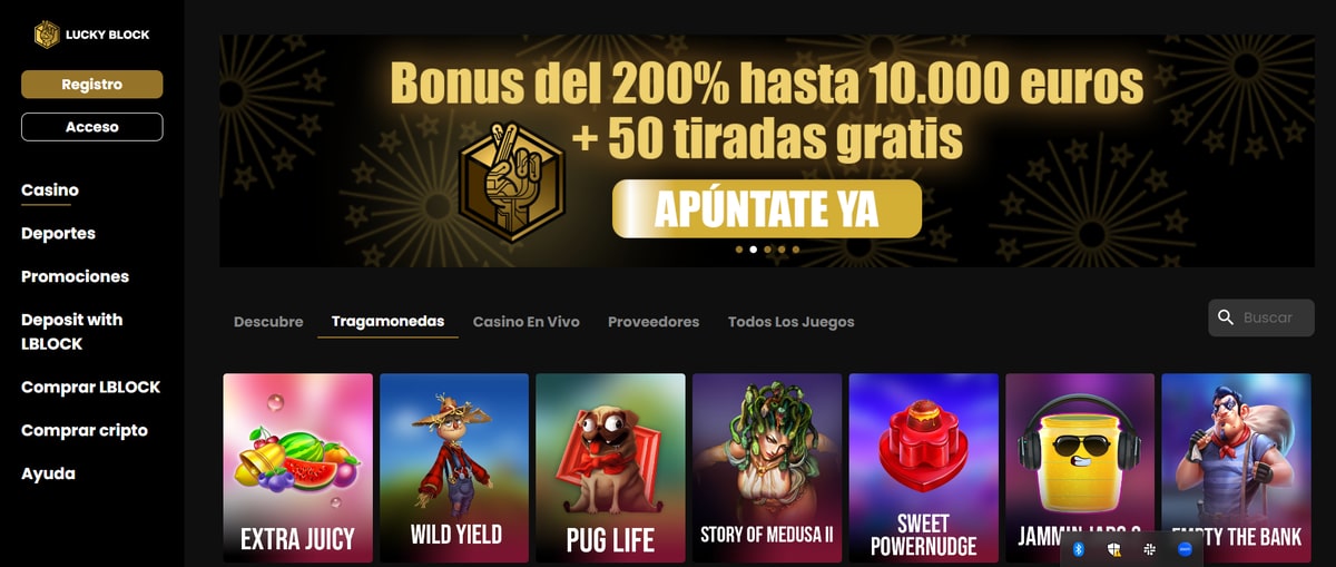 juegos de casino Lucky Block