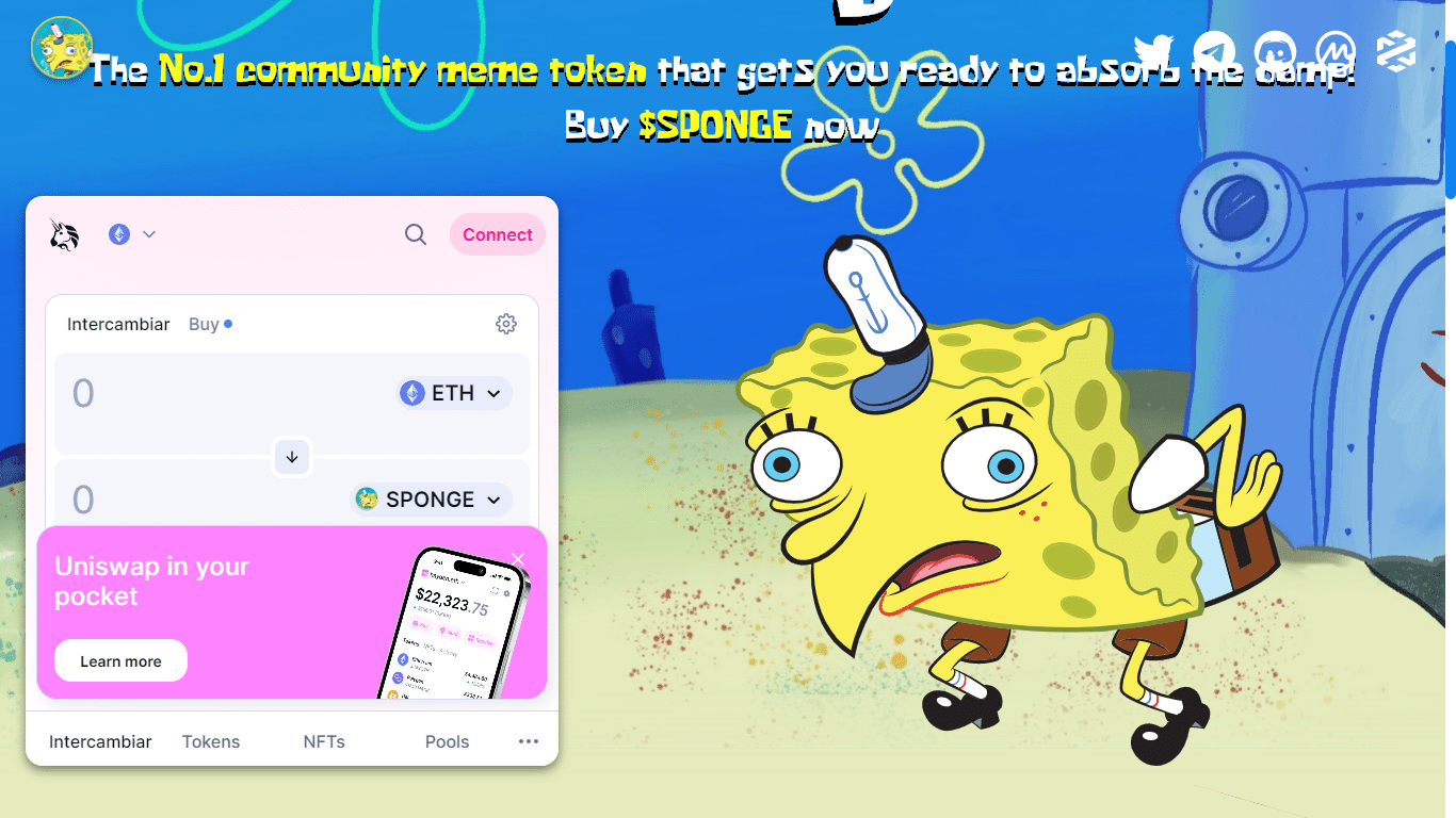 predicción de precio $SPONGE