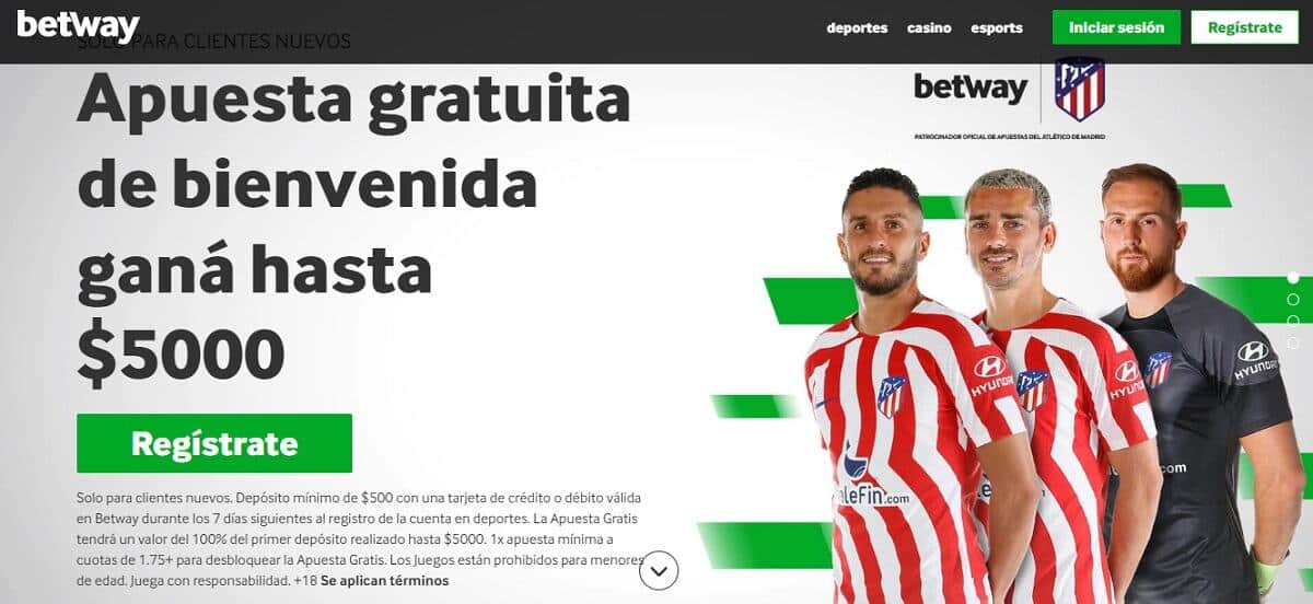 Casas de apuestas Argentina Betway