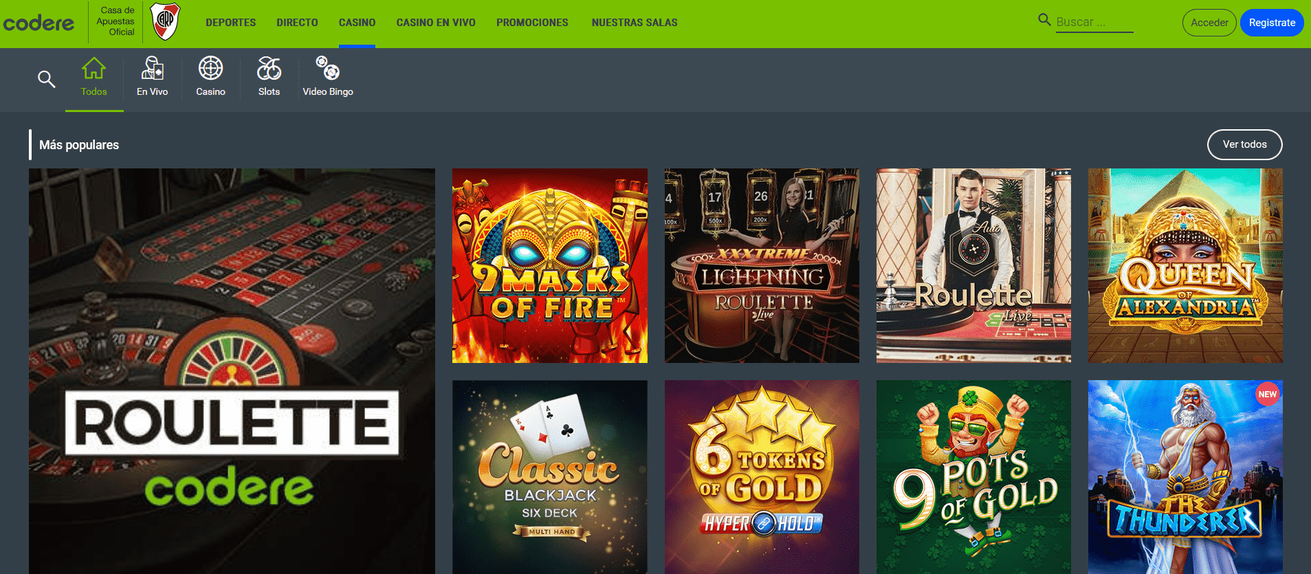 codere casino