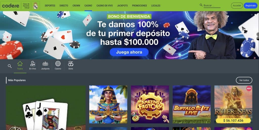 codere casino home