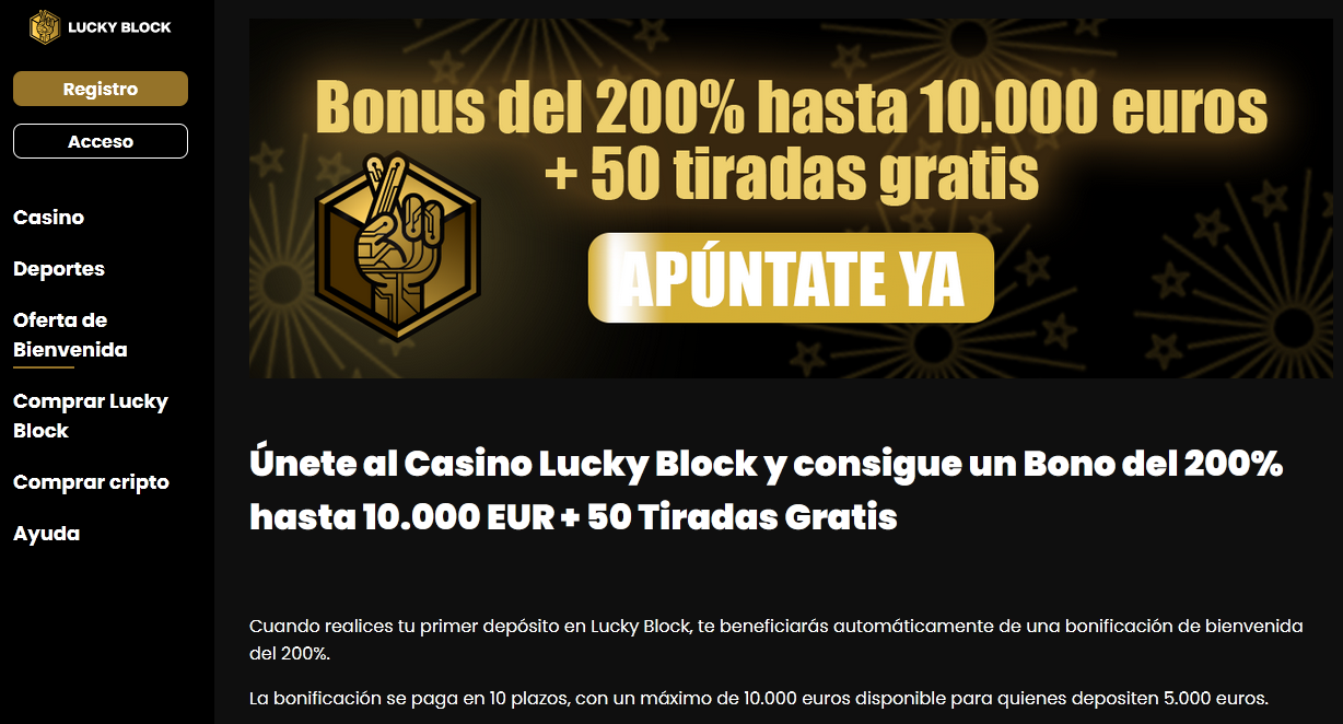 casino metaverso Lucky Block