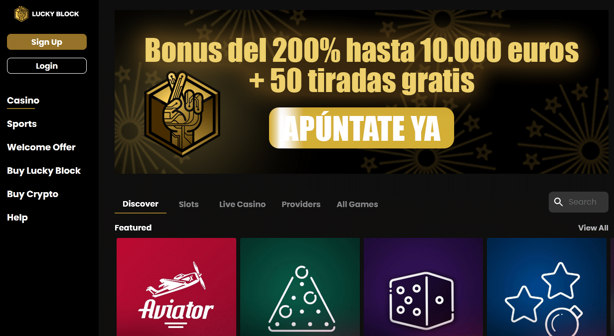 casino metaverso Lucky Block