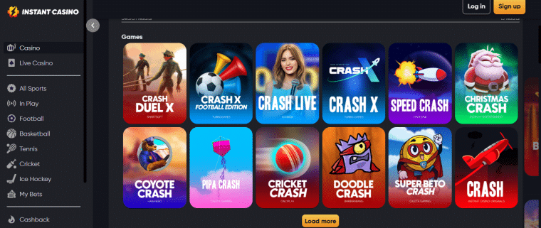 Instant Casino Crash