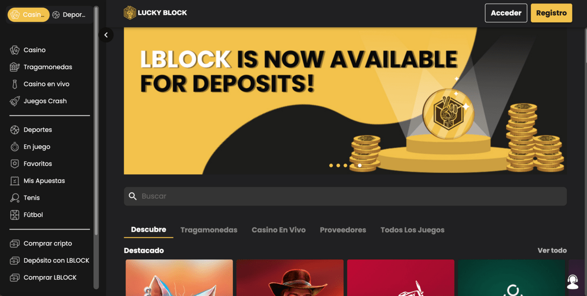 lucky block online casinos texas usa