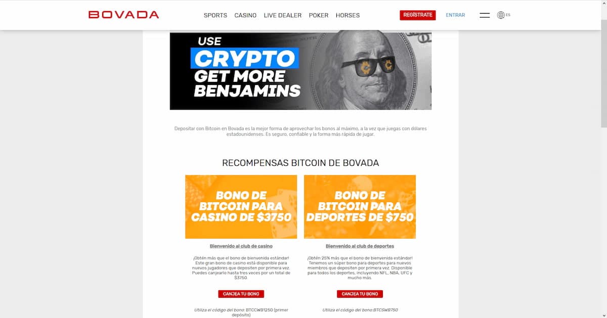 bovada bonus code online bitcoin