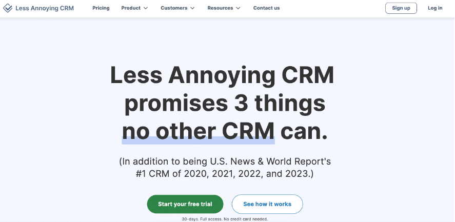 less annoying crm