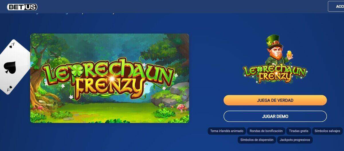 rasca y gana betus leprechaun frenzy