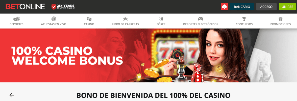 Betonline casino promo code para usuarios nuevos