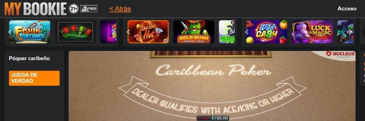 curacao casinos caribbean poker