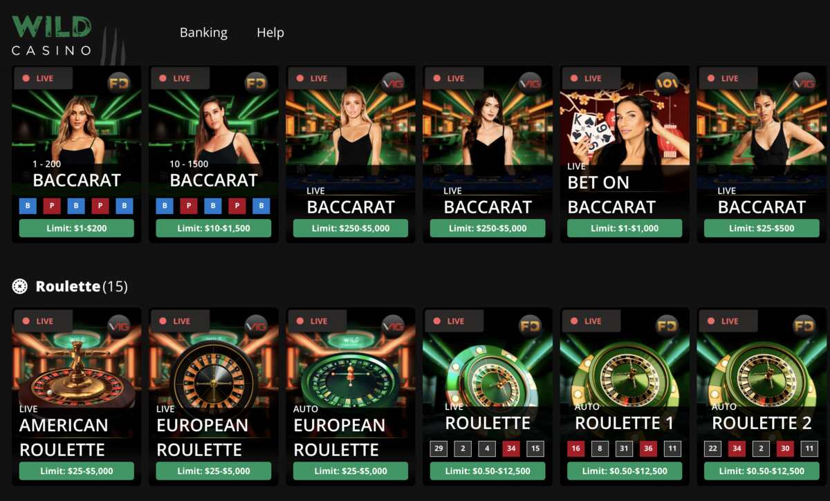 Wild Casino es el mejor entre los Nevada online casinos