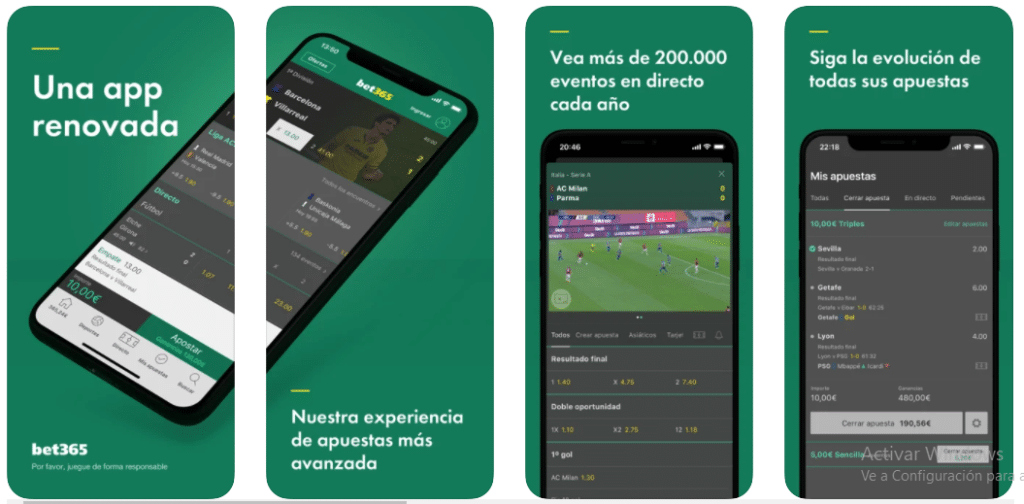 código bonus bet365 app