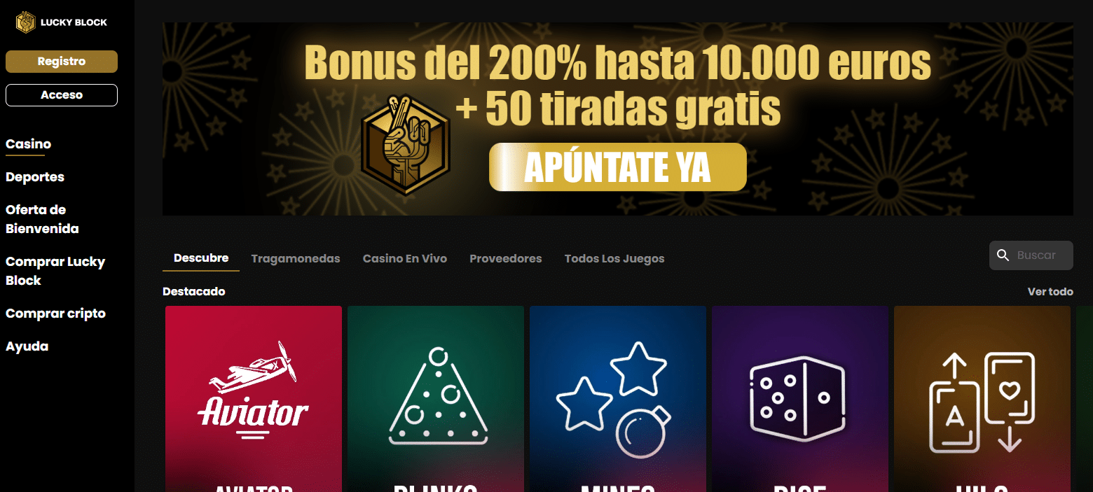 Apuestas Eurovisión Lucky Block