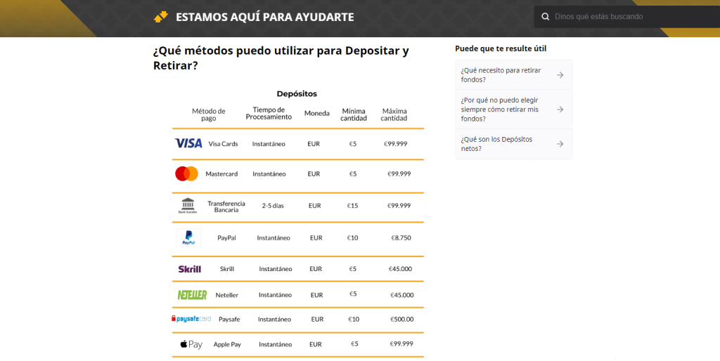 Betfair registro