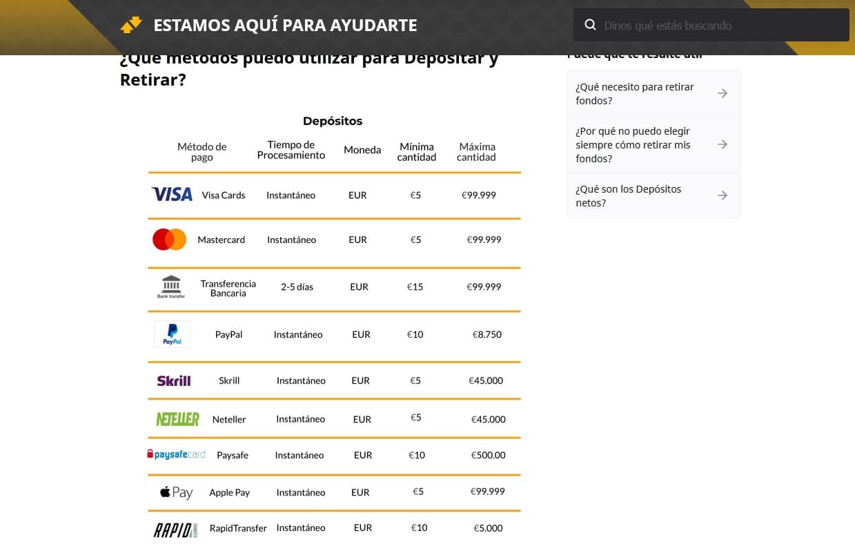 Código promocional Betfair paso 3