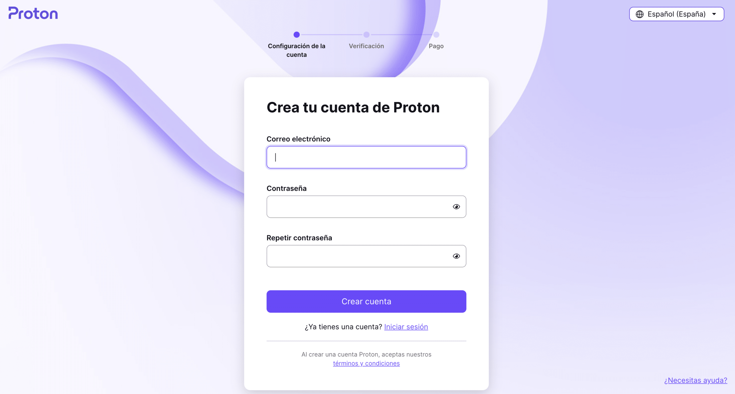 Proton VPN configuración