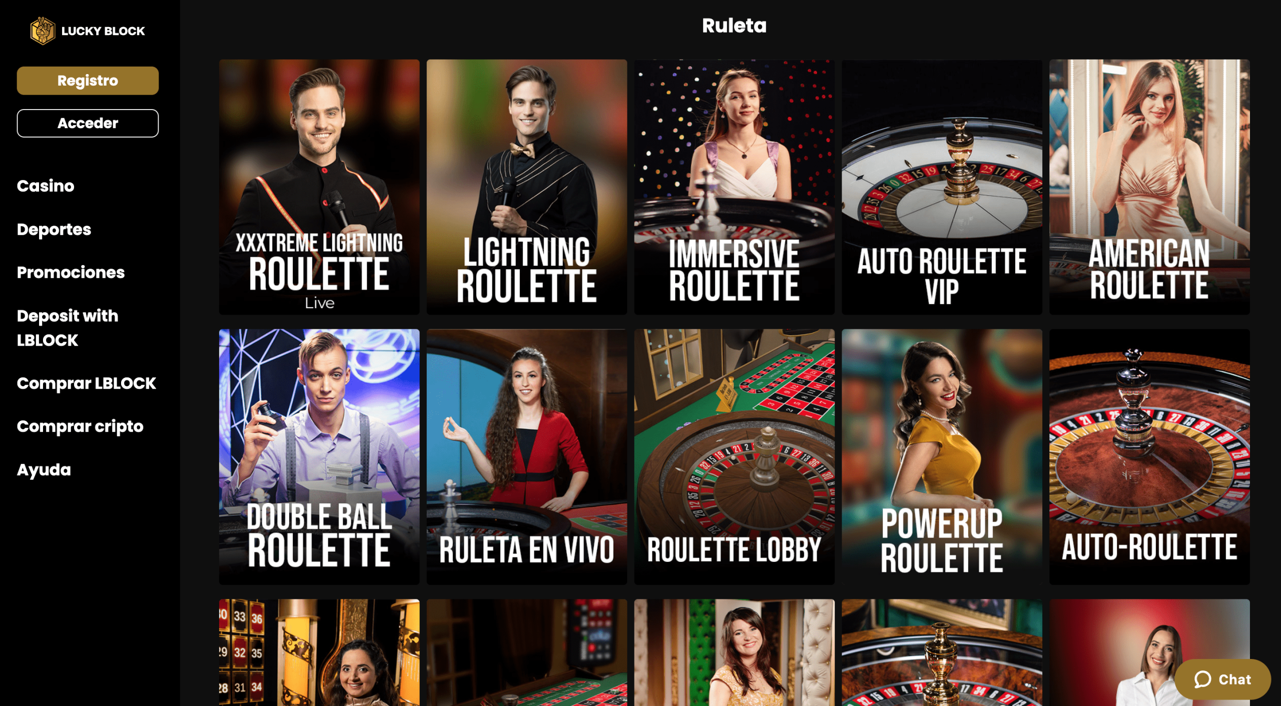 Juegos de azar Ruleta