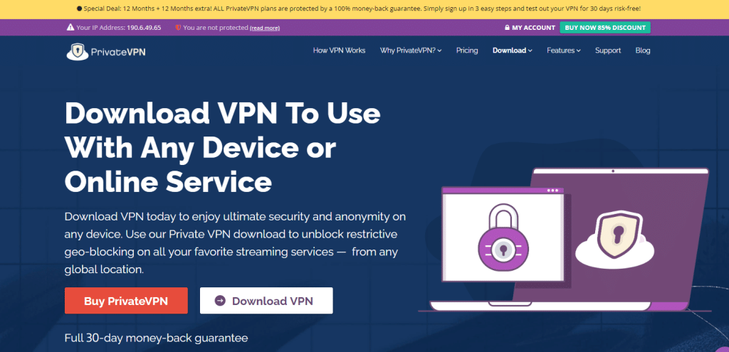 VPN Chrome PrivateVPN