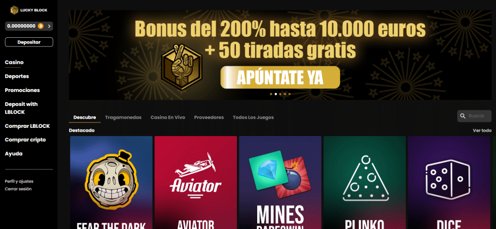 Carreras de caballos apuestas Lucky Block