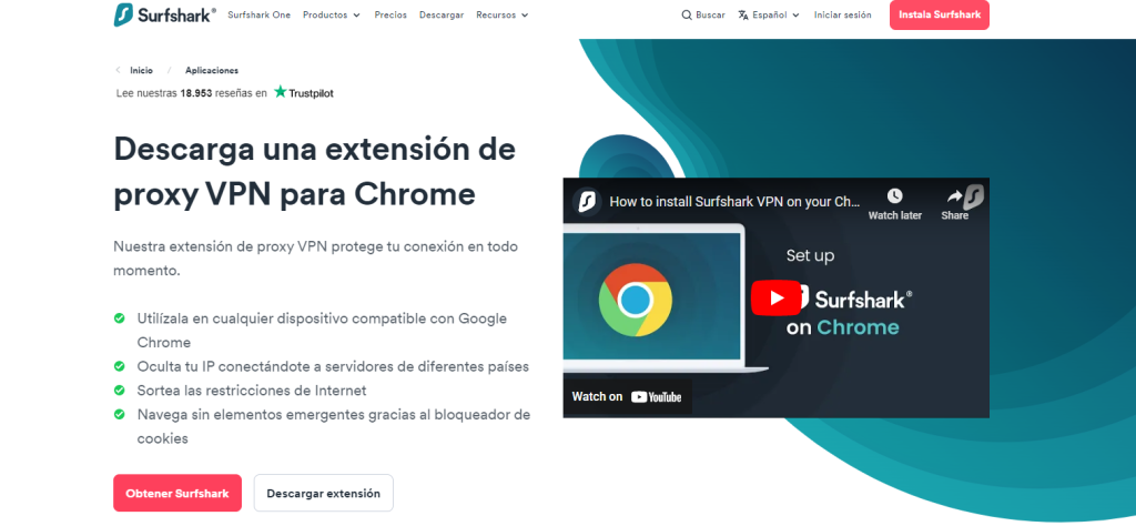 VPN Chrome Surfshark One VPN