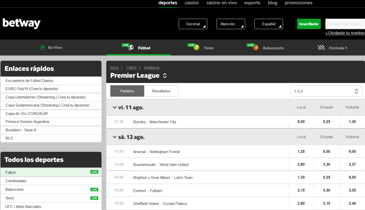 apuestas premier league betway